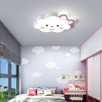 Wholesale Modern Led Ceiling Lights for Bedroom living Room Home Deco Cartoon pink fancy Ceiling lamp for kids bedroom Baby boys girls