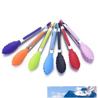 Wholesale Bar Silicone Cooking Food Tongs Serving BBQ cm inches colors Stainless steel Heat resistant Handle Utensil Factory price expert design Quality Latest Style
