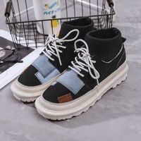 Wholesale Fashion Autumn and winter new women s boots Korean casual students women s shoes trend thick bottom plus velvet warm Martin boots women