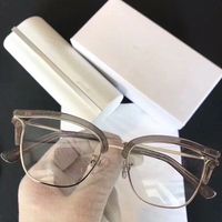 Wholesale 2020 colorful Pearl material Jimmy glasses female cat style metal prescription glasses younger general sizes full set case OEM outlet UV400