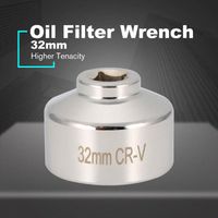 Car 901-915 Oil Filter Socket Wrench Cap Drive Remover Flutes Cup Housing Tool
