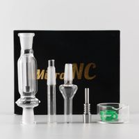 Wholesale High Quality Nector Collector Kit mm water pipes mm with Glass titanium nail Nectar Pipe Titanium Nail smoking water glass pipe in stock