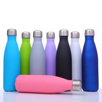 Wholesale BIG SALE oz Cola Shaped Bottle Thermos Coke Cooler Double Vacuum Insulated Water Bottle Sport Tumbler for Outdoor Travel Colors A11