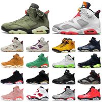 Wholesale 2020 New Jumpman Hare Travis Scotts Womens Mens Basketball Shoes s Black Infrared DMP Gatorade Retro Carmine Trainers sneakers size