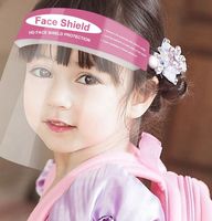 Wholesale Kids Boys Girls Face Shield Face Mask Anti Splash Plastic Clear Anti Fog Mask safety Shield Tool Clear Protective Eye masks LJJK2362