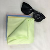 Wholesale 4 Colors Microfiber Cleaning Cloths Glasses Cloth Wipe The Lens Dust Lcd Screen Of Psp Mp4 Soft cmx13cm zt D2