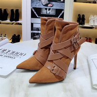 ladies kitten heel ankle boots uk