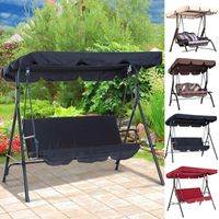 Wholesale Outdoor Garden Swing Cover Waterproof Swing Cover Dustproof Chair Replacement Canopy Spare Fabric Dust Covers UV Resistant
