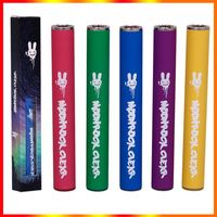 Wholesale 7 Colors Moonrock Clear Battery mAh mm Bud Touch LED Light Battery Vape Pen For Bobby Blue Razzle Dazzle Carts Cartridge