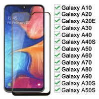 Wholesale High Quality D Tempered Glass for Samsung Galaxy A90 G A90 A80 A70 A70S A60 Anti Scrath Full Screen Protector Shockproof Glass Film