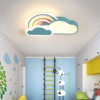Wholesale LED Ceiling Lights Pink Blue Color For children s room Bedroom cloud shape With Remote Control Ceiling Lamp Lighting Fixtures