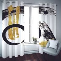 Wholesale Modern Curtain For Kids Room D Blackout Curtains Living Room Bedroom abstract Window Cortinas