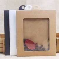 Wholesale Gift Wrap Cute Candy Package Display Hanger Box With Pvc Film Window Gifts products greeting Cards