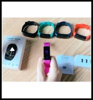Wholesale ID115 Plus Smart Bracelet For Screen Fitness Tracker Pedometer Watch Counter Heart Rate Blood Pressure Monitor Smart Wristband DHL
