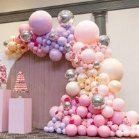 Wholesale Party Decoration Inch Macaron Candy Pastel Sweet Colorful Balloons Latex Helium Arch Kit Garland Festival Wedding Birthday Dec