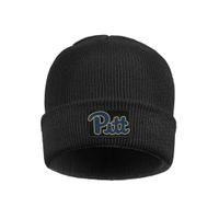 Wholesale Fashion Pitt Panthers football wordmark logo Ski Warm Beanie Hats Fits Under Helmets white Core Smoke USA flag Football White Logo Print