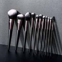 Wholesale 11pcs Makeup Brushes Set Cosmetic Pro Make Up Tool Brush Kit Wood Handle Synthetic Hair