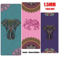 Wholesale Yoga Mats Portable Mat Thin Suede Printing Pad Non slip Rubber Towel Sweat absorbent Blanket Folding Travel Pilates Fitness