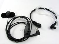 Wholesale Walkie Talkie Pin FBI Security Throat Microphone Mic Earpiece Headset For Two Way CB Radio Motorola CP040 CP125 CP200 CP140 EP450 GP300