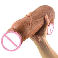 Wholesale Huge Realistic Dildo Giant Penis Tough Surface Sex Toys For Women Fist Horse Dildo vagina Stuffed Stimulate Lesbian Maturbation MX200422