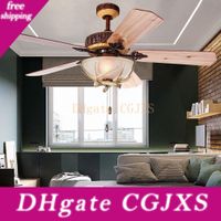 52 Inch Retro Industrial Ceiling Fan with Light 5 Wood Reversible Blade Chandelier Fan Remote Control Iron Cage Pendant Light Fan for Living 52 Inch Retro Industrial Ceiling Fan with Light 5 Wood Reversible Blade Chandelier Fan Remote Control Iron Cage Pendant Light Fan for Living