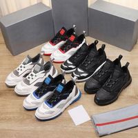 Wholesale Men Cloudbust Sneakers High Quality Twist Technical Fabric Sneakers Real Leather Low top Runner Shoes EVA Rubber Sole with Box EU45