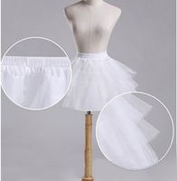 Wholesale Petticoat Children Layers Hoopless Short Petticoats Flower Girl Dress Crinoline for Wedding Little Girls Kids Child Underskirt