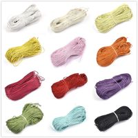 Wholesale 80M Roll mm Waxed Cotton Cord String Rope Beads Elastic Stretch Cord Bead for DIY Jewelry Making Thread Bracelet Necklace