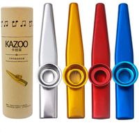 Wholesale Zebra Metal Kazoo Lightweight Portable For Beginner Flute Instrument Music Lovers Woodwind Instrument Simple Design Lightweight