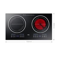 Wholesale Induction Cookers Built in Panel Cooktop Double burner Electric Cooker And Ceramic Double Stove Embedded Dual Use