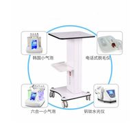 Wholesale Beauty Salon Trolley Stand Holder Rolling Cart Ro ller Wheel Aluminum ABS Trolley Salon Furniture For Hydro Dermabrasion Cavitation Machine