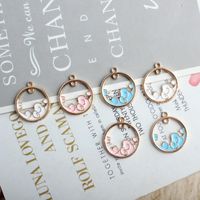 Wholesale Charms Mini Order mm Hollow Out Round Circle Pendant Cute Kawaii Cloud DIY Jewelry Findings Earring Pendants Ornament Charm