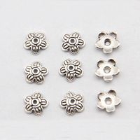 Wholesale Epacket DHL Retro plating carved alloy Tibetan silver small jewelry spacer DFDWZ058 jewelry Spacers