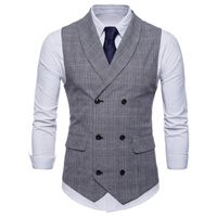 Wholesale Spring Business Vest Men s Clothing Male Autumn Jacket Casual Men England Suit Vest With Pockets Vest Outerwear Chaleco Hombre
