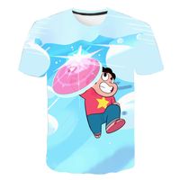 Wholesale Anime Steven Universe Kids T shirt Cute Tops Graphic Tees Boys girls D T Shirt Funny Tshirt Children Clothes Cosplay Costume