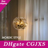 Nordic Gold Led glass Chandelier Modern Crystal Ball Glass Nordic Gold Led glass Chandelier Modern Crystal Ball Glass