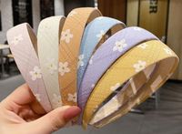 Wholesale Women Headbands Flower Print Hair Bands Fairy Style Sweet Wahsing Face Forehead HairBands Headwear Fashion Hair Jewelry Gifts Accessories