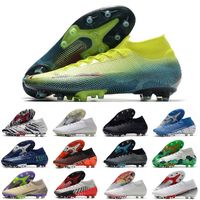 Wholesale Mercurial Superfly VII Soccer Shoes Elite AG CR7 SE Ronaldo Neymar Mens Football Boots cheap original Cleats