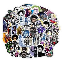Wholesale 50 Mixed Car Stickers Director of Tim Burton For Skateboard Laptop Pad Bicycle Motorcycle PS4 Phone Luggage Decal Pvc guitar Stickers