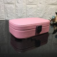 Wholesale Portable Mini Princess Travel Jewelry Bag Colors Cute Stud Earrings Ring Necklace Collection Storage Box Girl Gift Case H203F WTLT