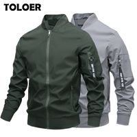 Wholesale Men s Jackets Tactical Field Bomber Jacket Autumn Light Clothes Special Force Fall Casual Male Slim Pilot Coat
