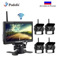 Wholesale Box Cameras Podofo Wireless Backup IR Night Vision Waterproof With quot Rear View Monitor For RV Truck Bus Parking Assistance System