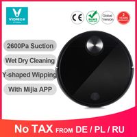 Wholesale VIOMI V3 Robot Vacuum Cleaner Pa Powerful Suction LDS Laser Navigation Wet and Dry for Pet Hair Anti Collision