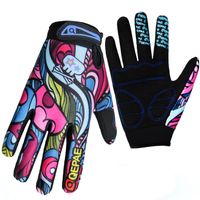Wholesale Print New Screen Warm Gel Padded Shockproof Durable High Quality MBT Cycling Gloves Winter Long Finger Gloves Motorcycle