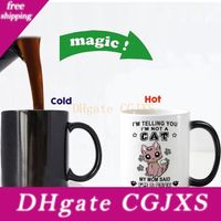Magic Morning Cup Color Changing Coffee Mug Heat Sensitive Tea Cold Hot Change Magic Morning Cup Color Changing Coffee Mug Heat Sensitive Tea Cold Hot Change