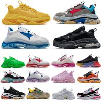 Wholesale 17FW Triple S Running Shoes sneakers Fashion Paris Crystal Bottom Vintage Dad Chaussures Men Women Platform Casual Sports Trainers zapatos Size