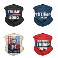 Wholesale 2020 Trump Triangle Magic Scarf US President Trump Election Bandana Multifunctional Sport Bicycle Tubular Headwear Face Masks DDA401