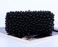 Wholesale New Factory direct brand new handmade perfect beaded evening bag with satin for wedding banquet party porm