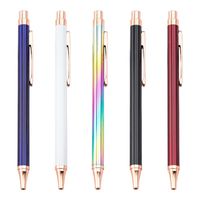 Wholesale Ballpoint Pens Lytwtw s Roller Pen Luxury Cute Wedding Rose Gold Metal Stationery School Office Supply High Quality Spinning