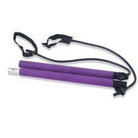 Wholesale Resistance Bands Color Home Fitness Body Building Workout Sports Band Pilates Bar Stick With For Portable